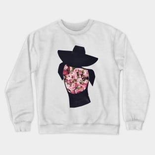 Roses Silhouette Diva Crewneck Sweatshirt